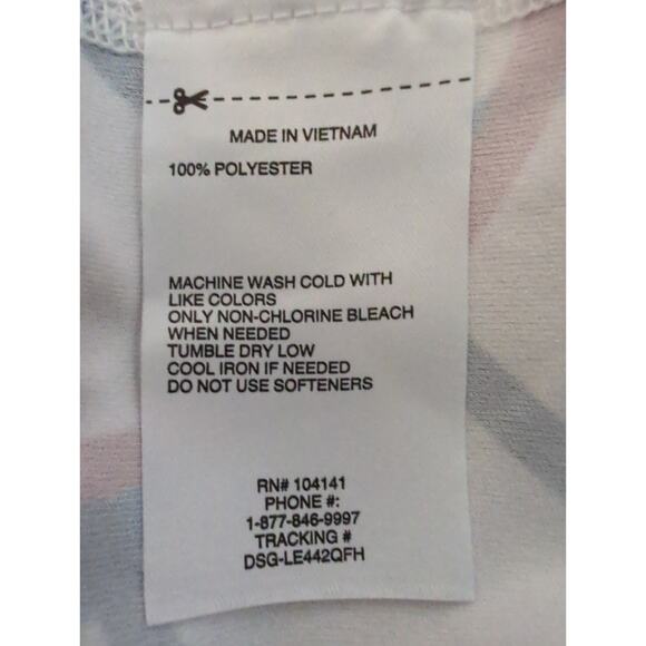 NWT DSG White Red Blue Movement Tank Pure White Court Lines Boy's Size L (14-16) - Picture 5 of 6